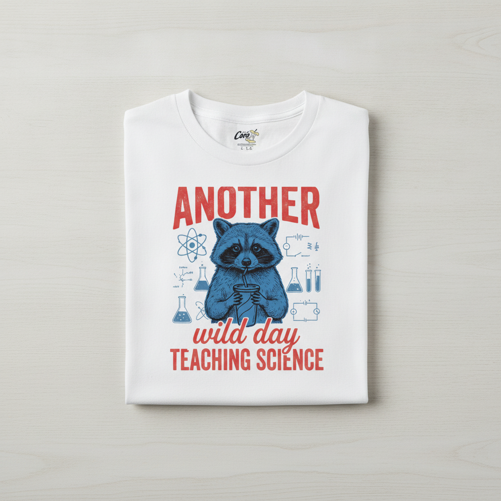 Another Wild Day Teaching Science T-shirt