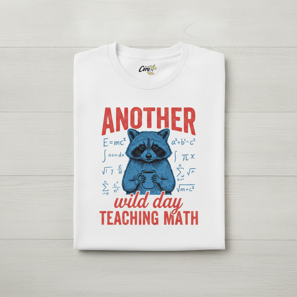 Another Wild Day Teaching Math T-shirt